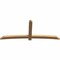 Ekena Millwork Bellingham Timber Gable Bracket, Western Red Cedar, 108"W x 45"H x 3 1/2"D x 5 1/2"F, 10/12 Pitch GBW108X45X0406BEL00SWR - alternate 2